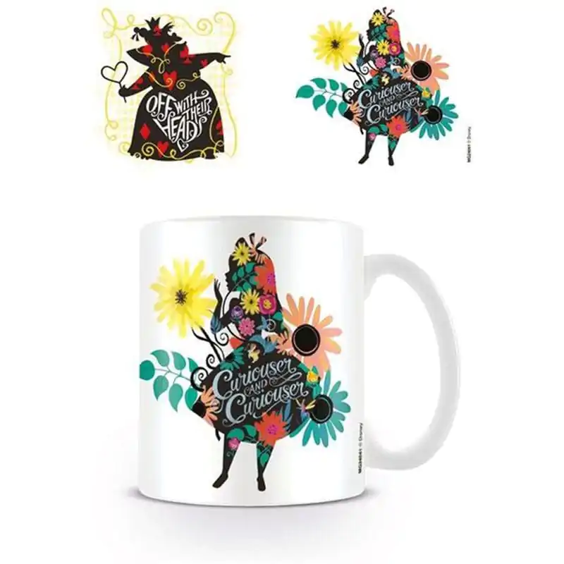 Disney Mug Alice in Wonderland Curiouser product photo