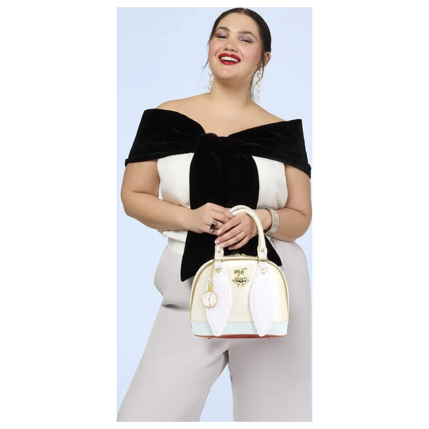 Disney by Loungefly Handbag Alice in Wonderland White Rabbit product photo