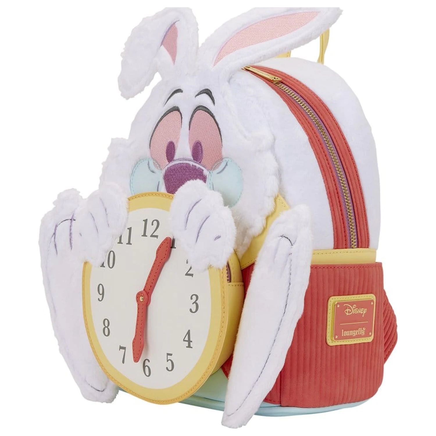 Disney by Loungefly Mini Backpack Alice in Wonderland White Rabbit  product photo