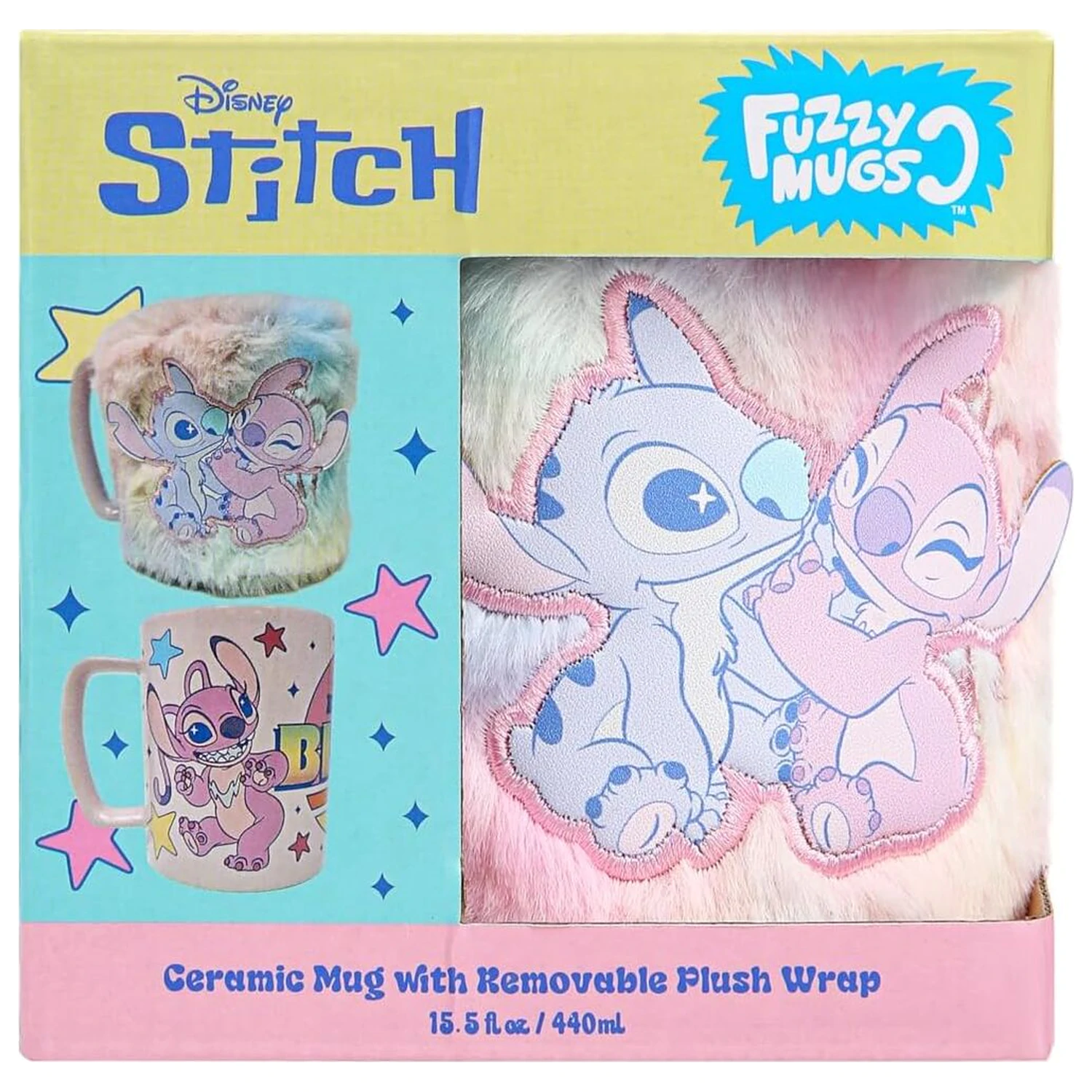 Disney Angel & Stitch Fuzzy Mug 440ml product photo