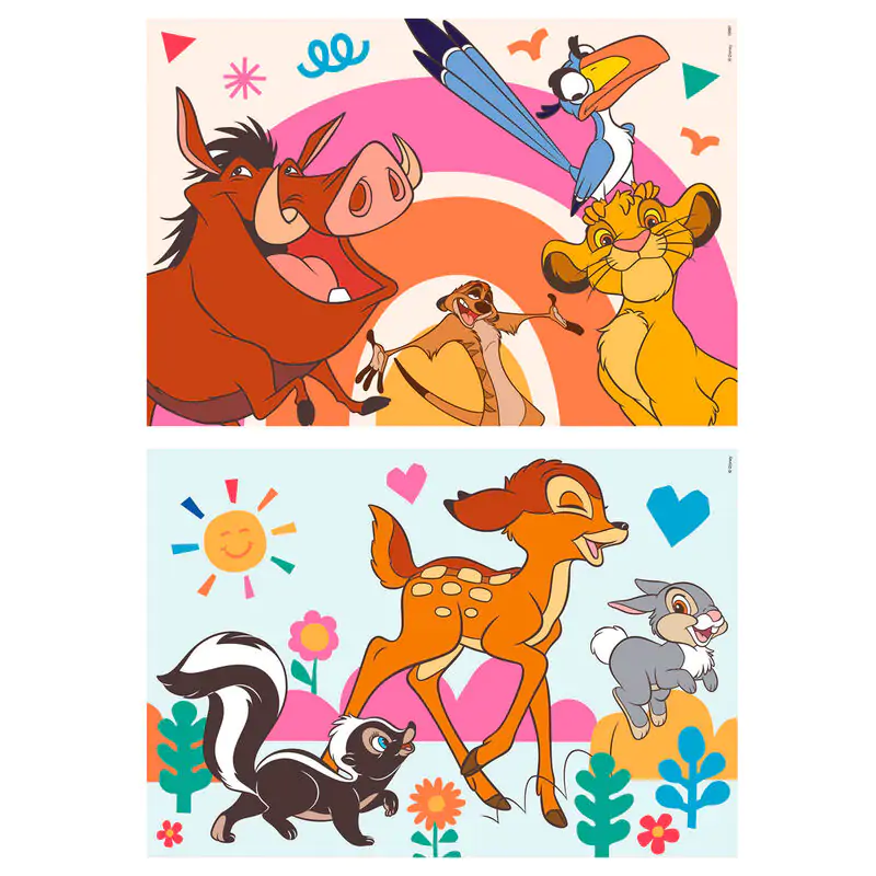 Disney Animals wood puzzle 2x16pcs product photo