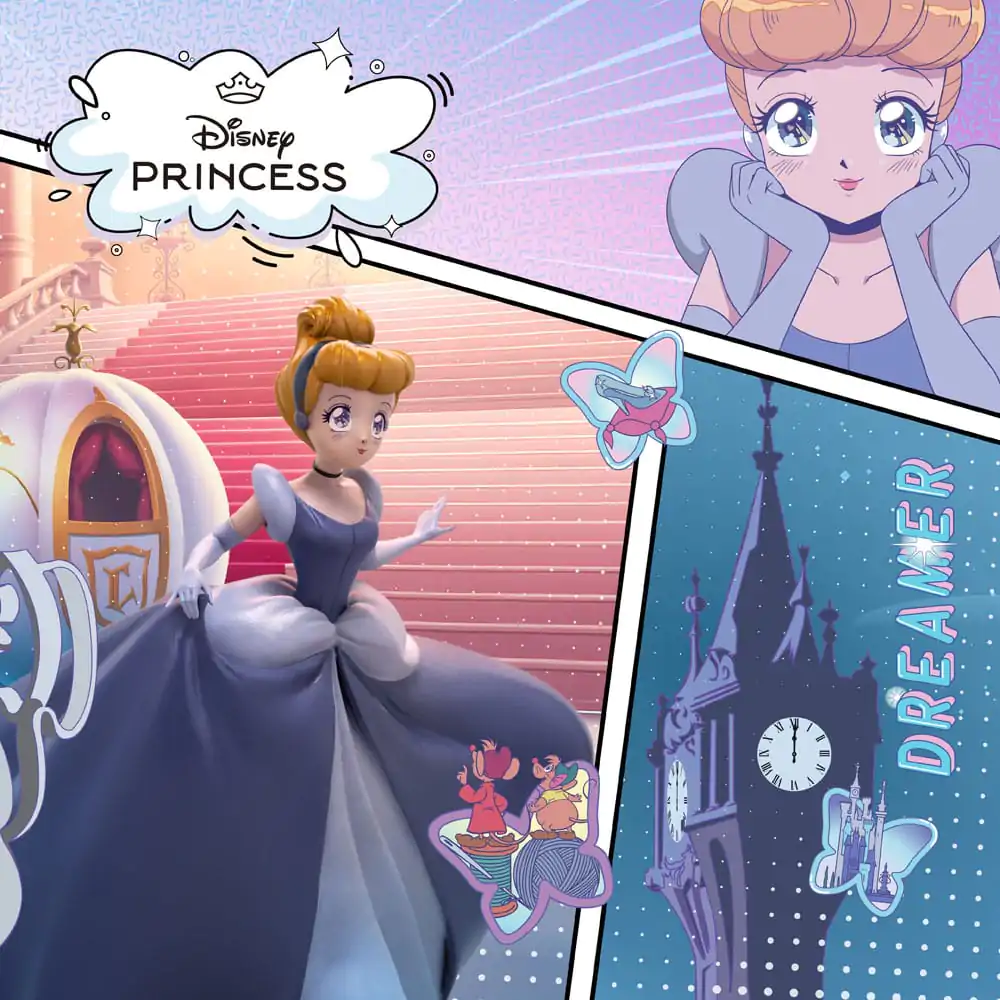 Disney Anime Princess Scale Statue Cinderella 19 cm product photo