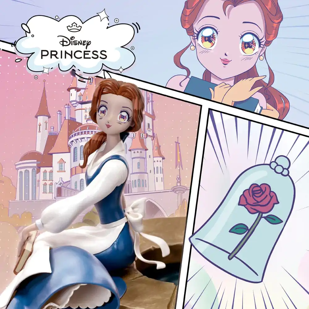 Disney Anime Princess Scale Statue Belle 15 cm product photo