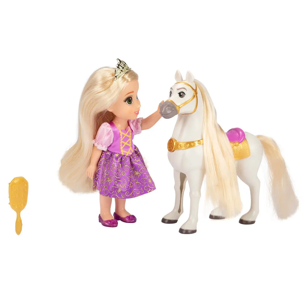 Disney Tangled Rapunzel + Maximus doll 15cm product photo