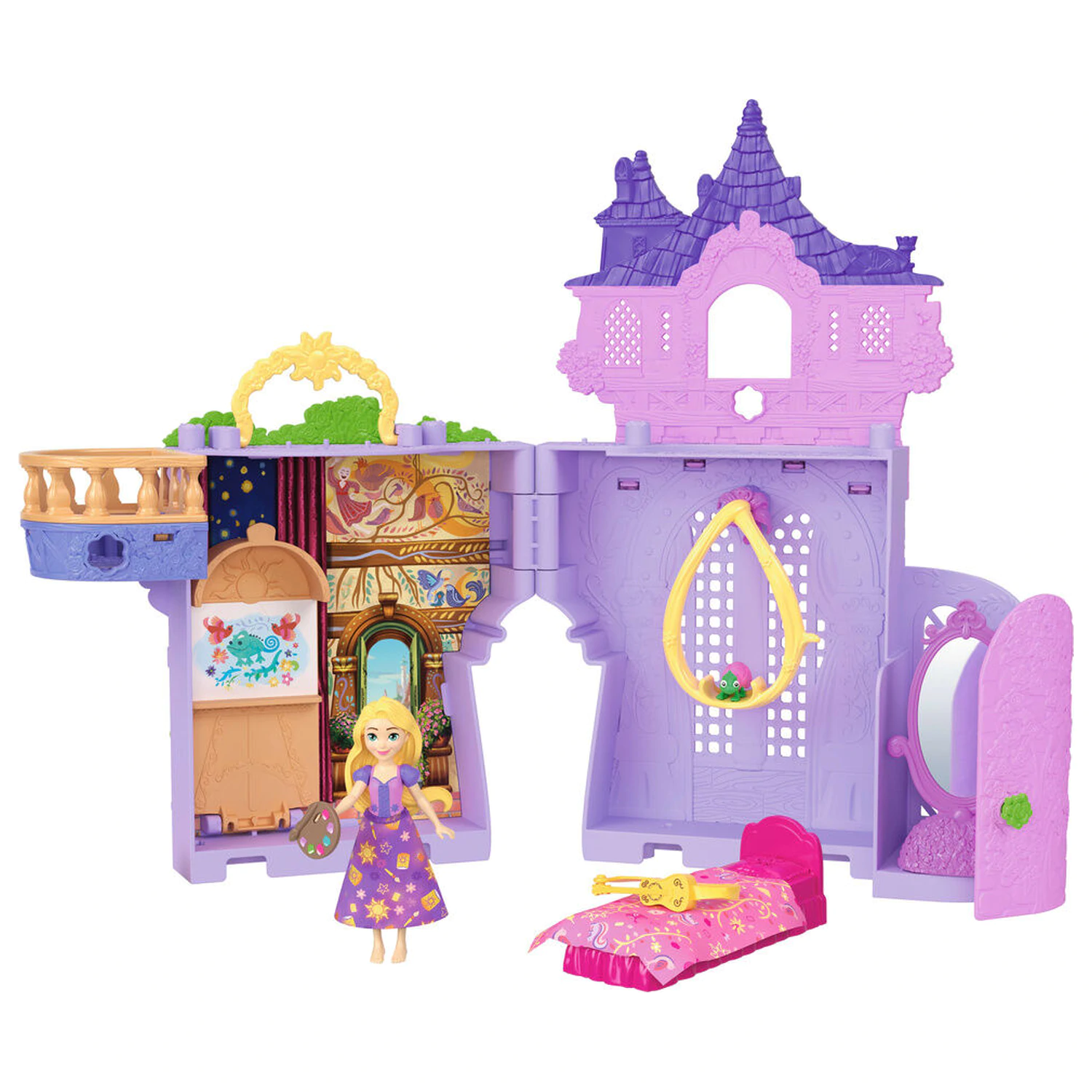 Disney Rapunzel mini castle playset product photo