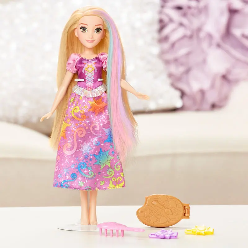 Disney Rapunzel Rainbow style doll 25cm product photo