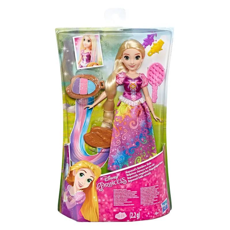 Disney Rapunzel Rainbow style doll 25cm product photo