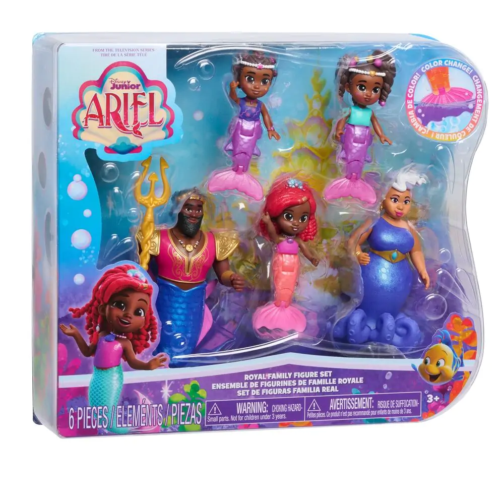 Disney Ariel Royal Family pack 5 figures product photo