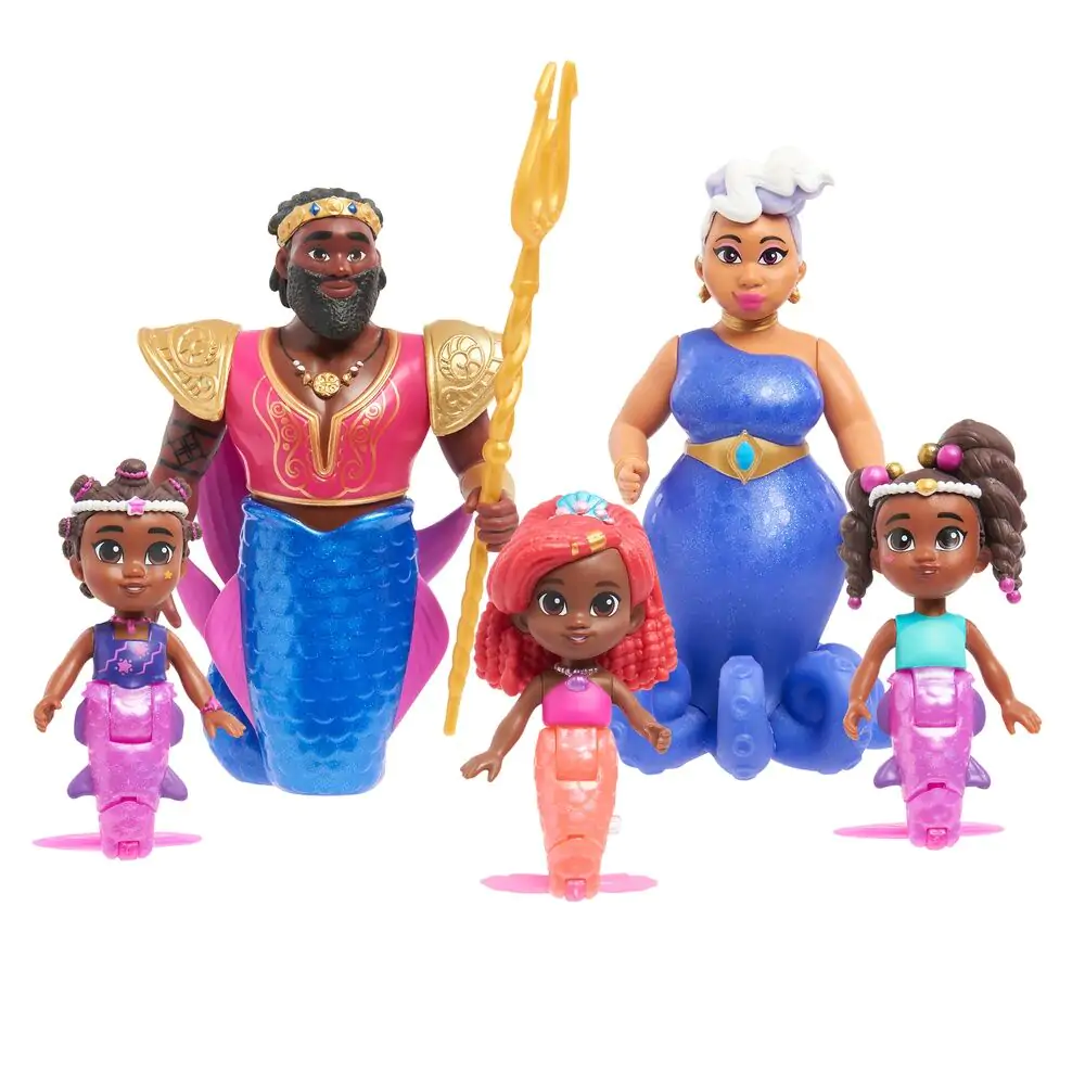 Disney Ariel Royal Family pack 5 figures product photo