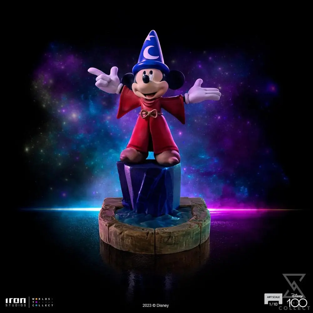 Disney Art Scale Statue 1/10 Mickey Fantasia Regular 25 cm product photo