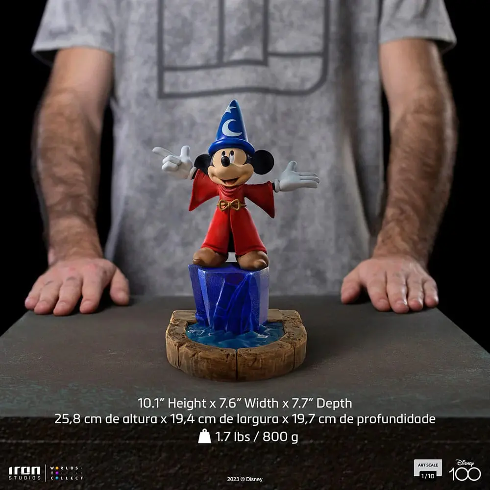 Disney Art Scale Statue 1/10 Mickey Fantasia Regular 25 cm product photo