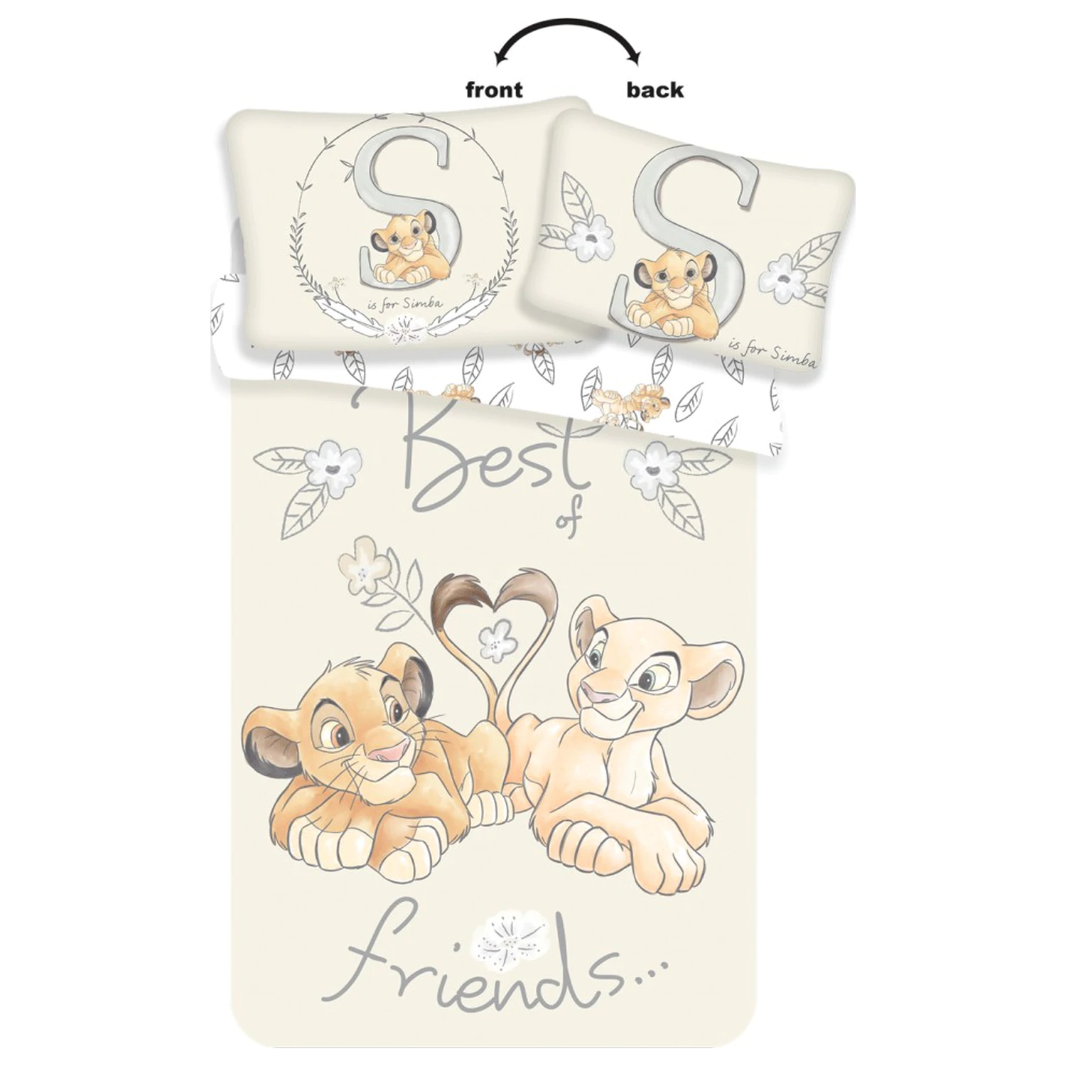 Disney The Lion King Best Friends Kids' and Preschool Duvet Cover product photo