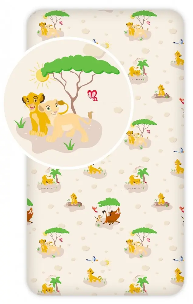 Disney The Lion King Fitted Sheet 90x200 cm product photo
