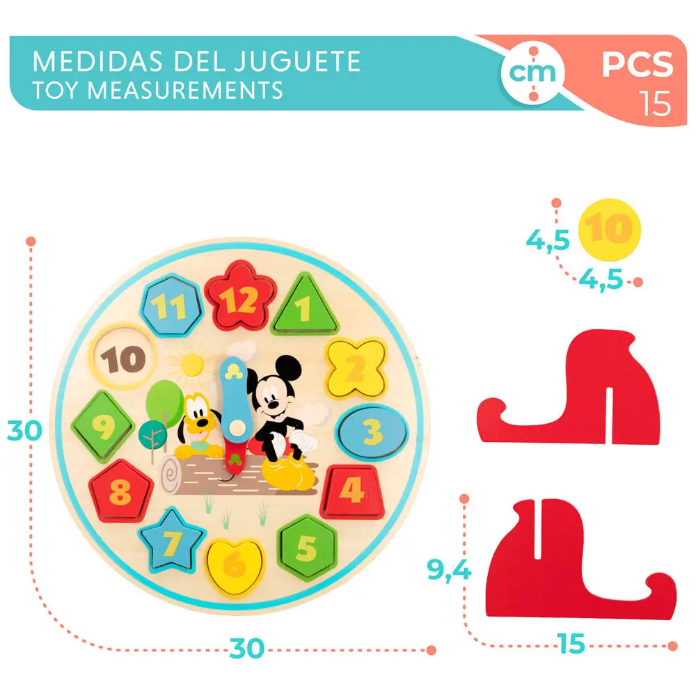 Disney Baby wooden clock product photo