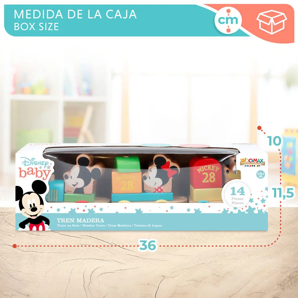 Disney Baby wooden train product photo