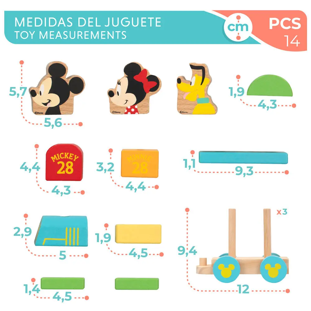 Disney Baby wooden train product photo