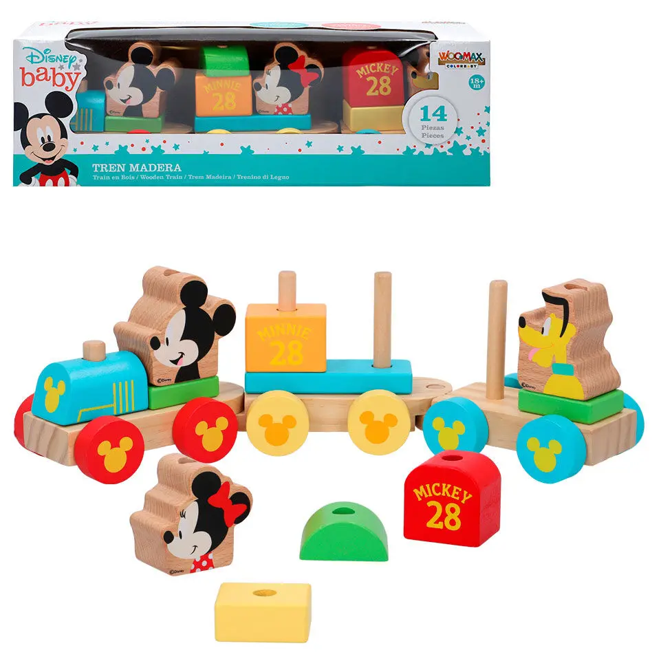 Disney Baby wooden train product photo
