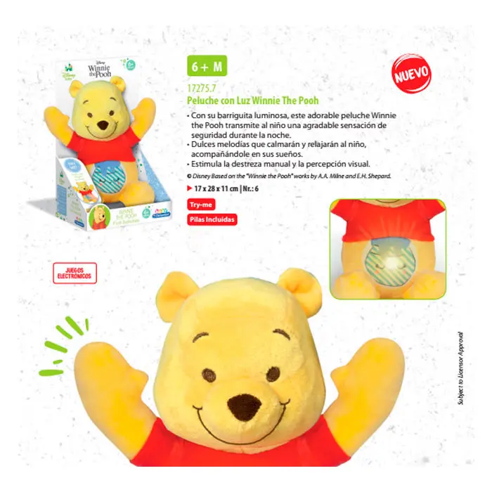 Disney Baby Winnie the Pooh lightning plush product photo