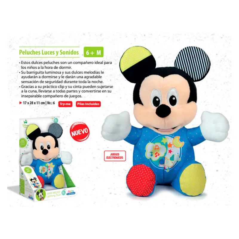 Disney Baby Mickey lightning plush product photo