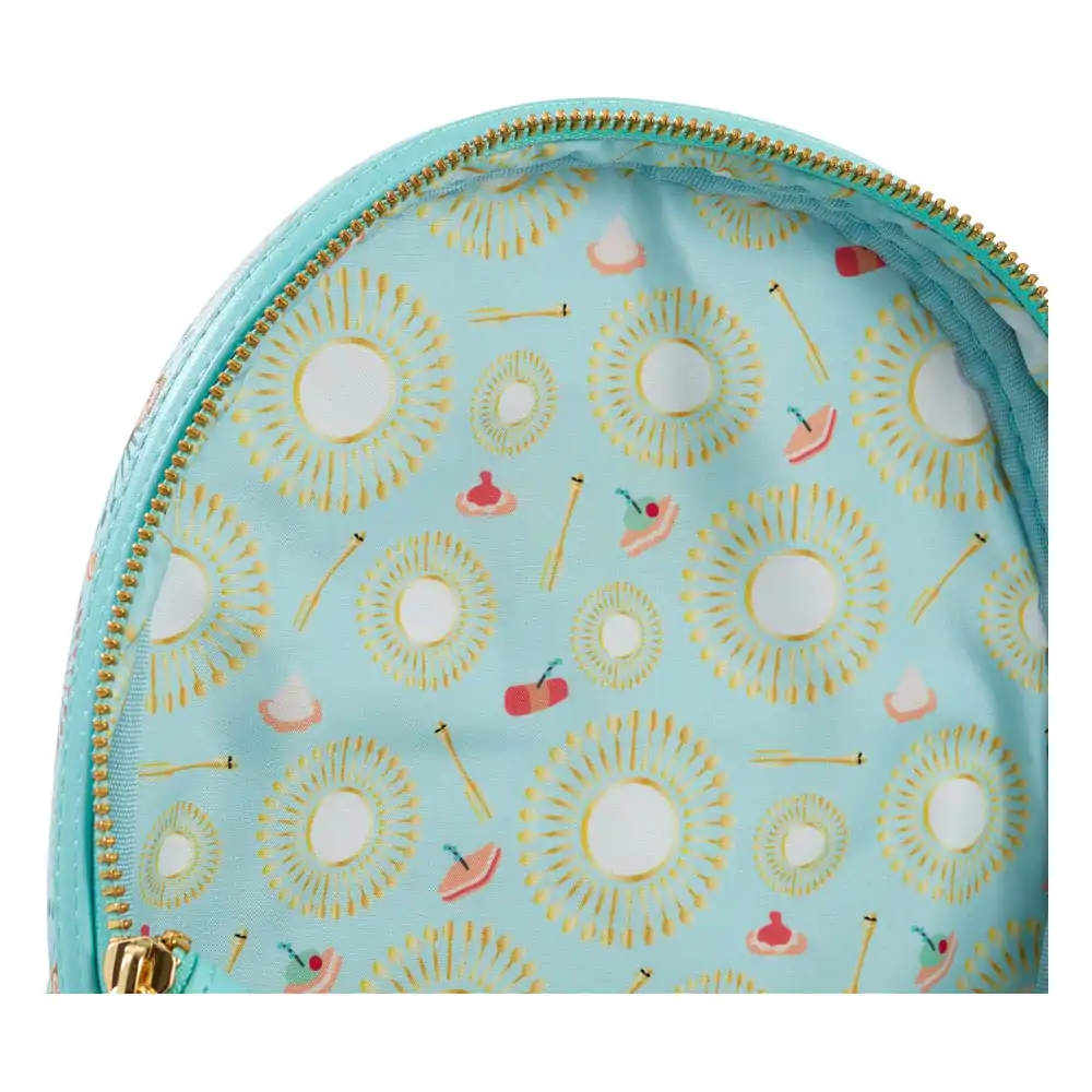 Disney by Loungefly Mini Backpack Beauty and the Beast Be our guest AOP product photo