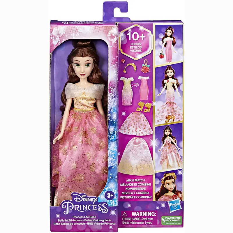 Disney  Beauty and the Beast Belle Doll Princess Styles product photo