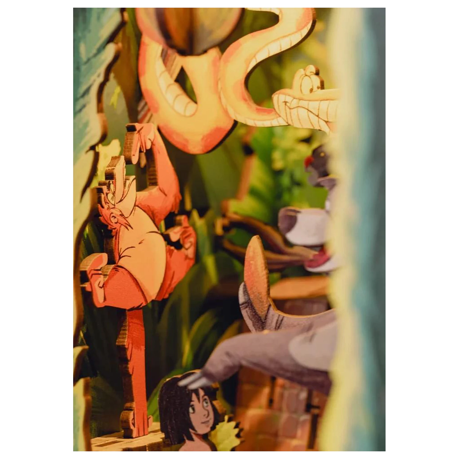 Disney Book Nook Kit The Jungle Book 68pc + LED Light product photo
