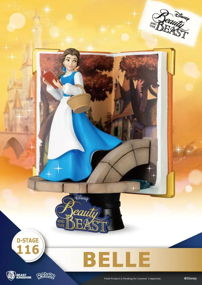 Disney Book Series D-Stage PVC Diorama Belle 13 cm termékfotó