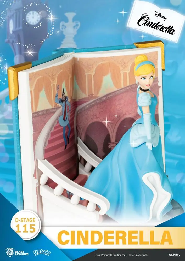 Disney Book Series D-Stage PVC Diorama Cinderella Closed Box Version 13 cm product photo