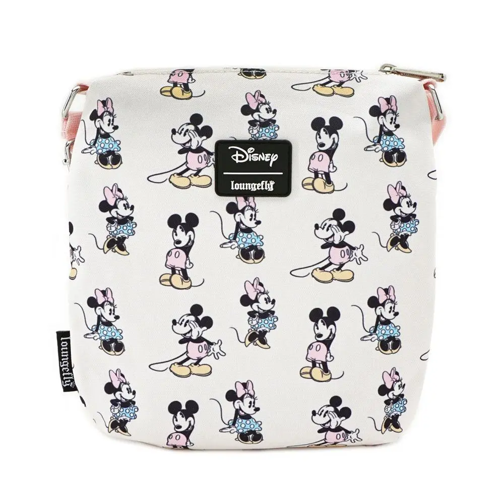 Disney by Loungefly Passport Bag Pastel Minnie Mickey AOP termékfotó