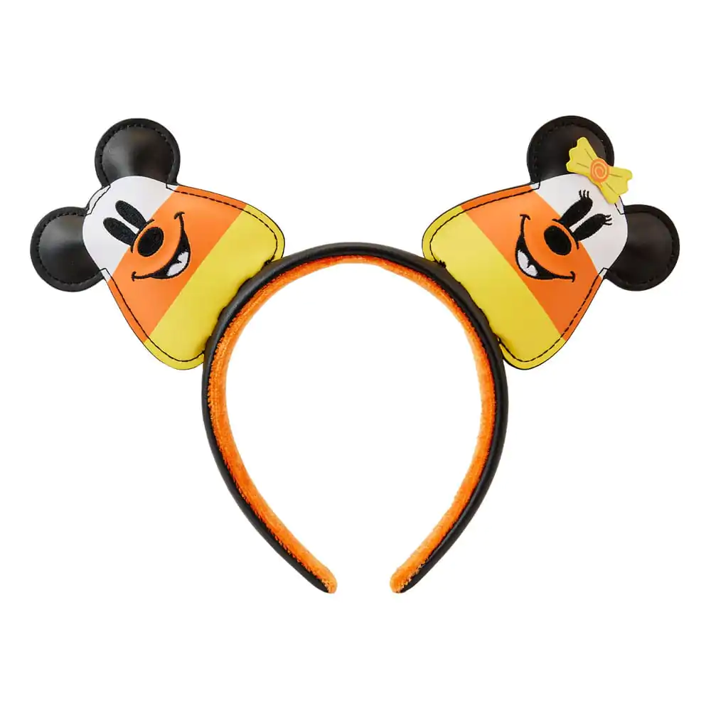 Disney by Loungefly Ears Headband Candy Corn Mickey &amp; Minnie Ears product photo