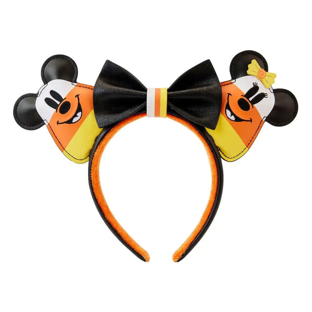 Disney by Loungefly Ears Headband Candy Corn Mickey &amp; Minnie Ears product photo