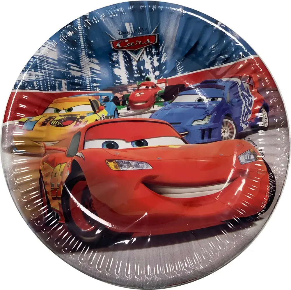 Disney Cars Classic, Cars Paper Plates 8-pack 19.5 cm product photo