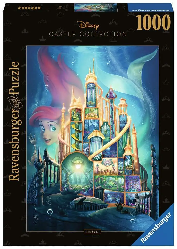 Disney Castle Collection Jigsaw Puzzle Ariel (The Little Mermaid) (1000 pieces) product photo