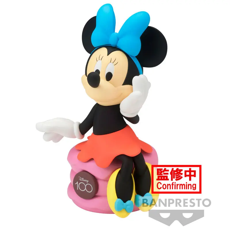 Disney Characters 100th Anniversary Sofubi Minnie Mouse figure 11cm product photo