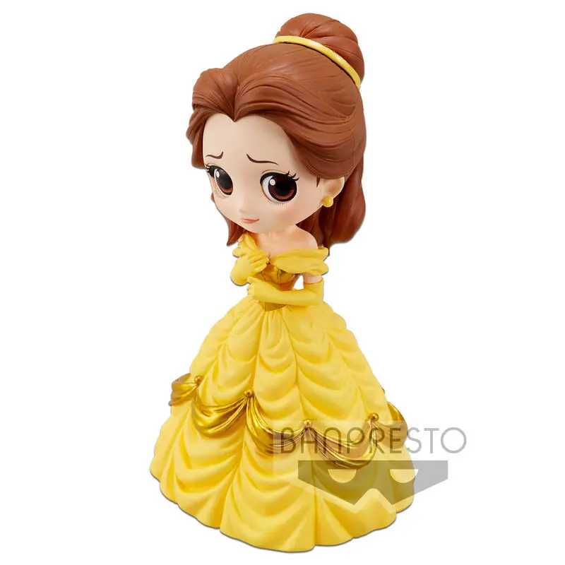 Disney Q Posket Mini Figure Belle A Normal Color Version 14 cm product photo
