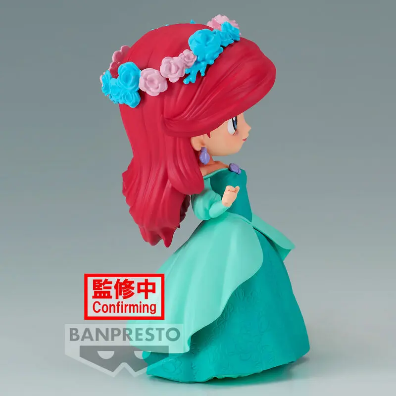 Disney Characters Flower Style Ariel Q Posket A figure 14cm product photo