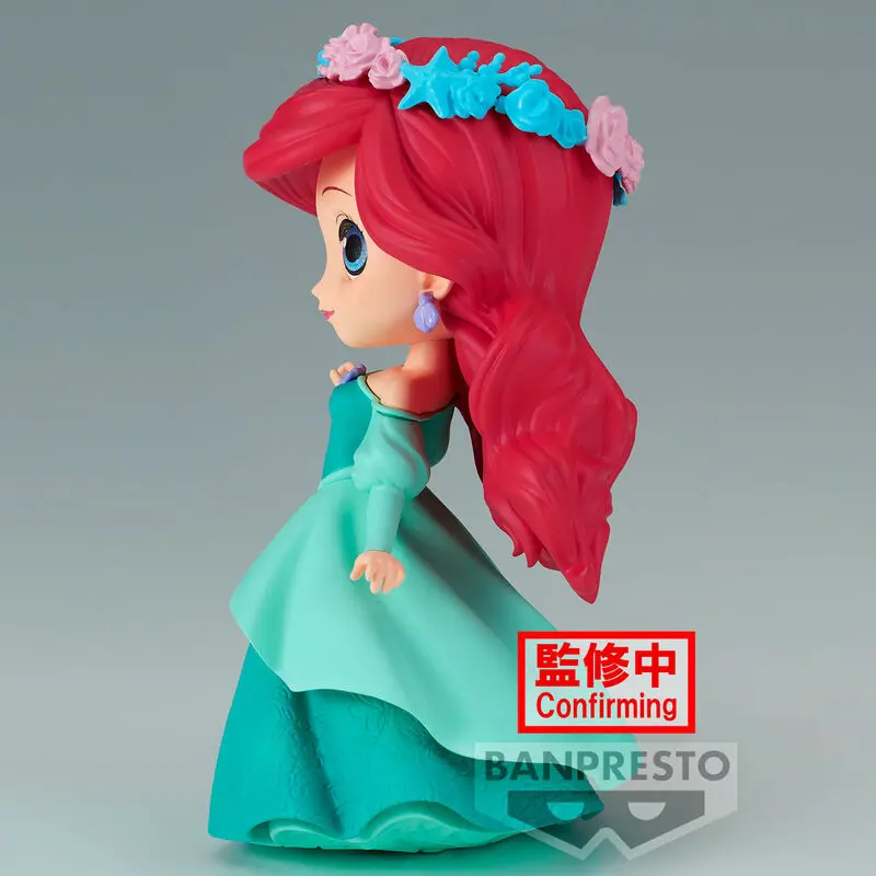 Disney Characters Flower Style Ariel Q Posket A figure 14cm product photo