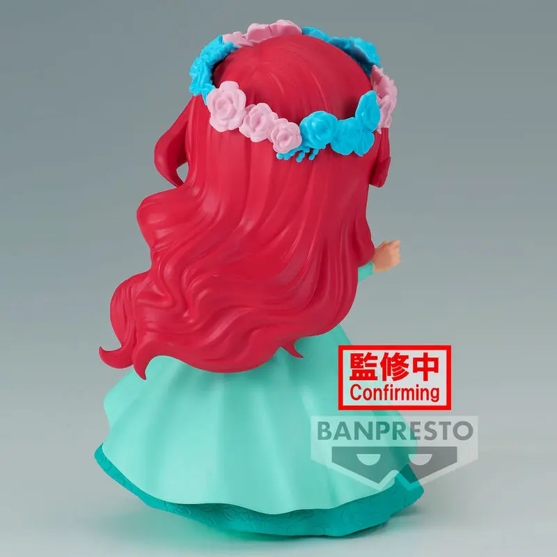 Disney Characters Flower Style Ariel Q Posket A figure 14cm product photo