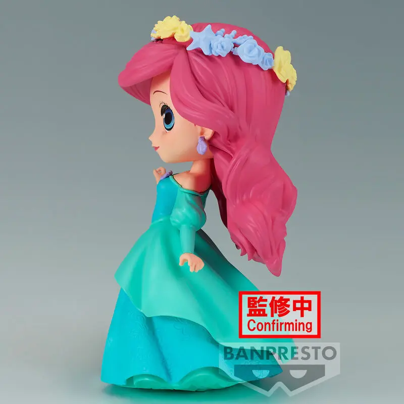 Disney Characters Flower Style Ariel Q Posket B figure 14cm product photo