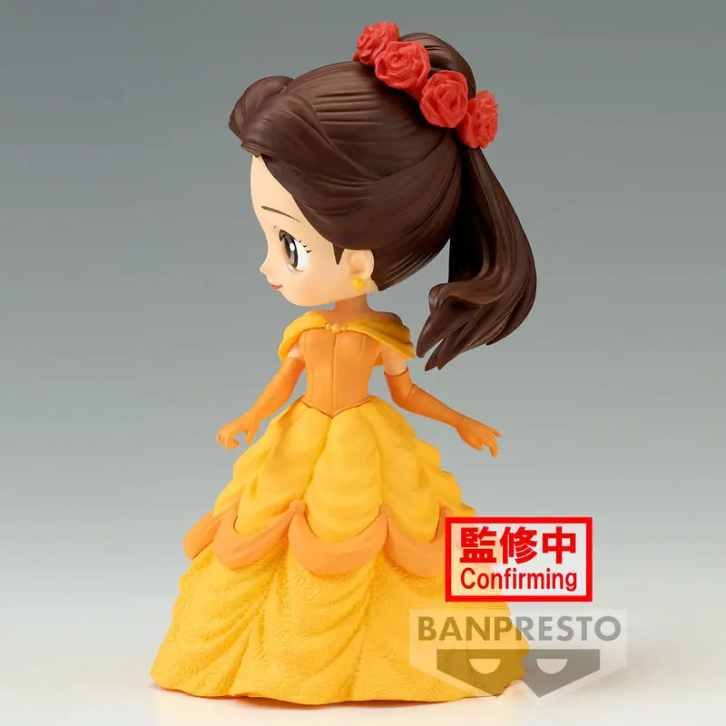 Disney Characters Flower Style Belle Q Posket A figure 14cm product photo