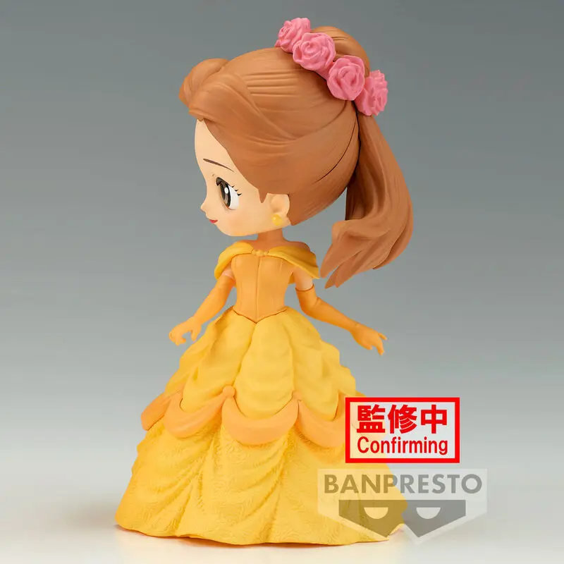 Disney Characters Flower Style Belle Q Posket B figure 14cm product photo