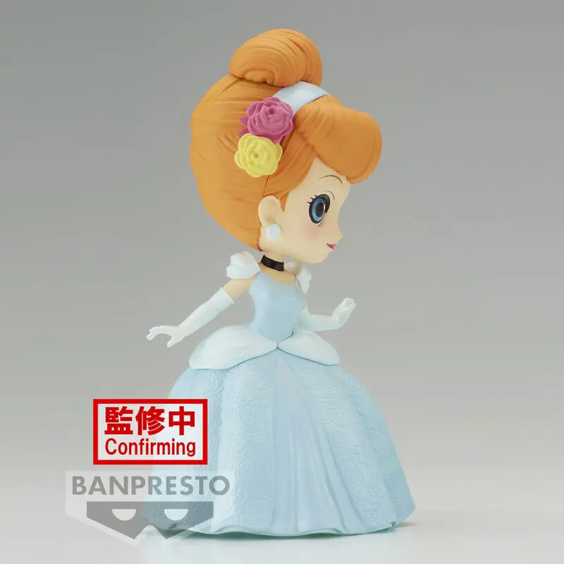 Disney Characters Flower Style Cinderella Ver.A Q posket figure 14cm product photo