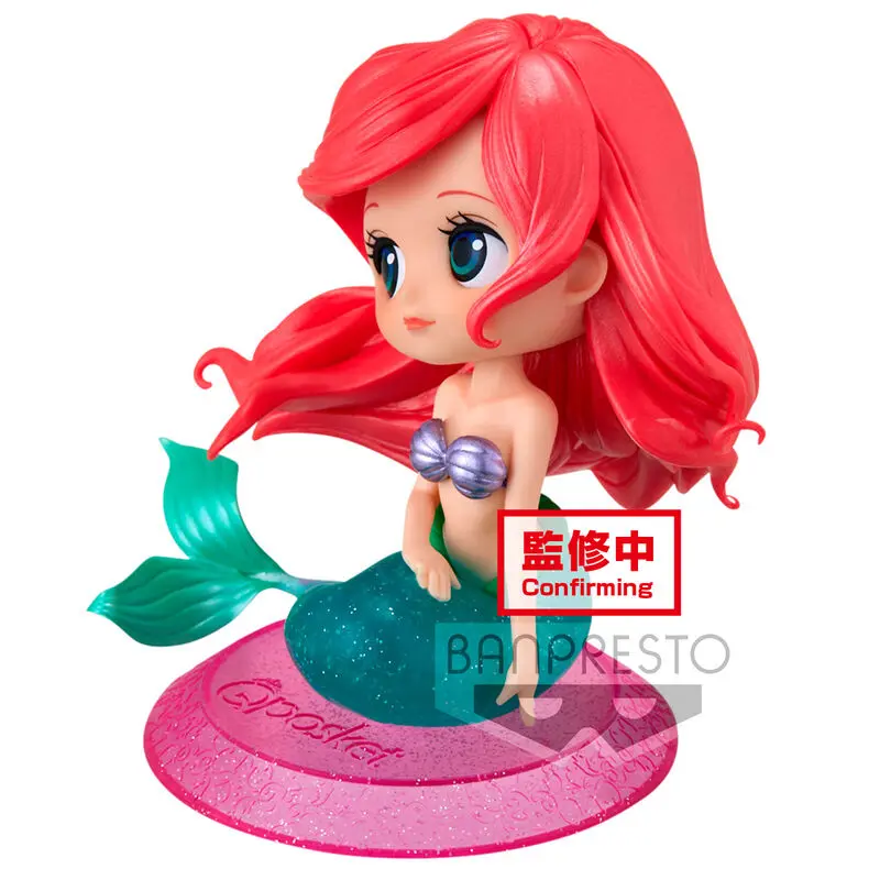 Disney Characters Little Mermaid Ariel Glitter Line Q pokset 10cm product photo