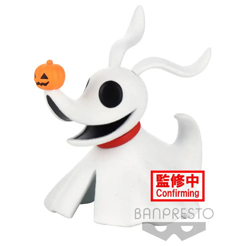 Disney Characters Nightmare Before Christmas Zero Fluffy Puffy figure 8cm product photo