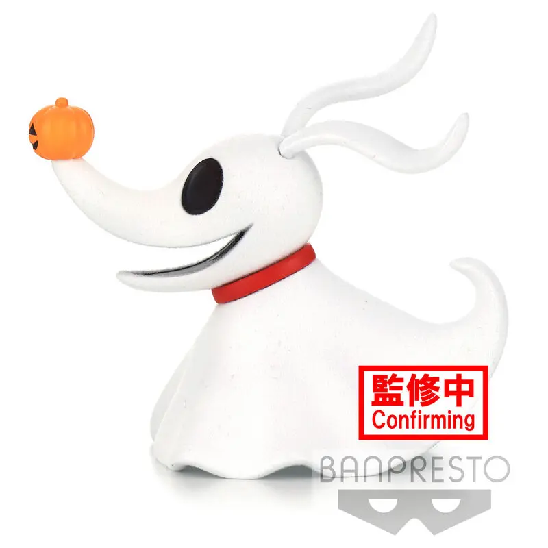 Disney Characters Nightmare Before Christmas Zero Fluffy Puffy figure 8cm product photo
