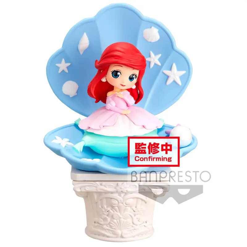 Disney Characters Pink Dress Style Ariel Ver.A Q posket figure 12cm product photo