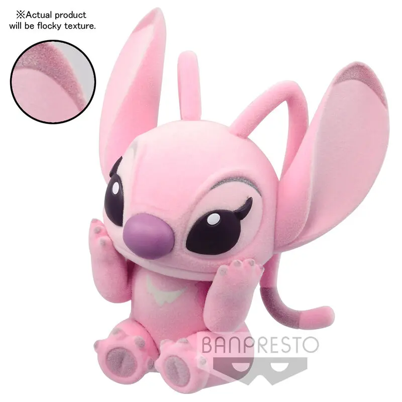 Disney Characters Stitch and Angel - Angel Fluffy Puffy Q Posket 6cm product photo