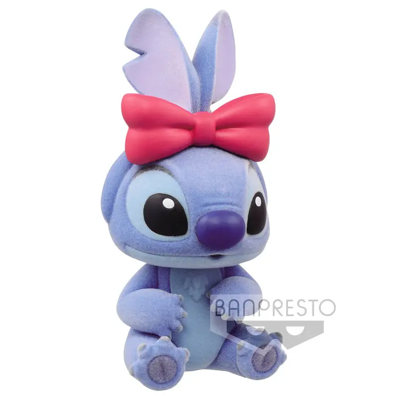 Disney Characters Stitch and Angel Stitch Fluffy Puffy Q Posket 6cm product photo
