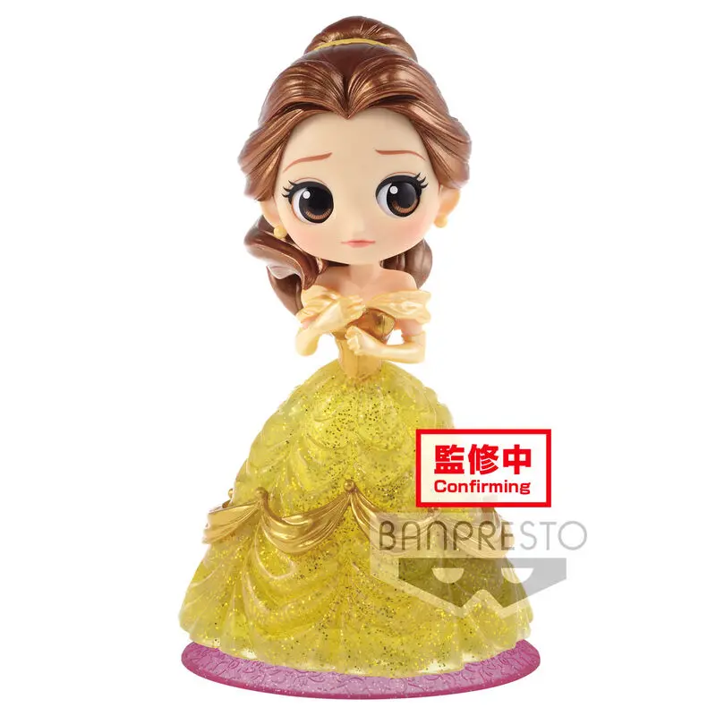 Disney Characters The Beauty and the Beast Belle Glitter Q Posket figure 14cm product photo