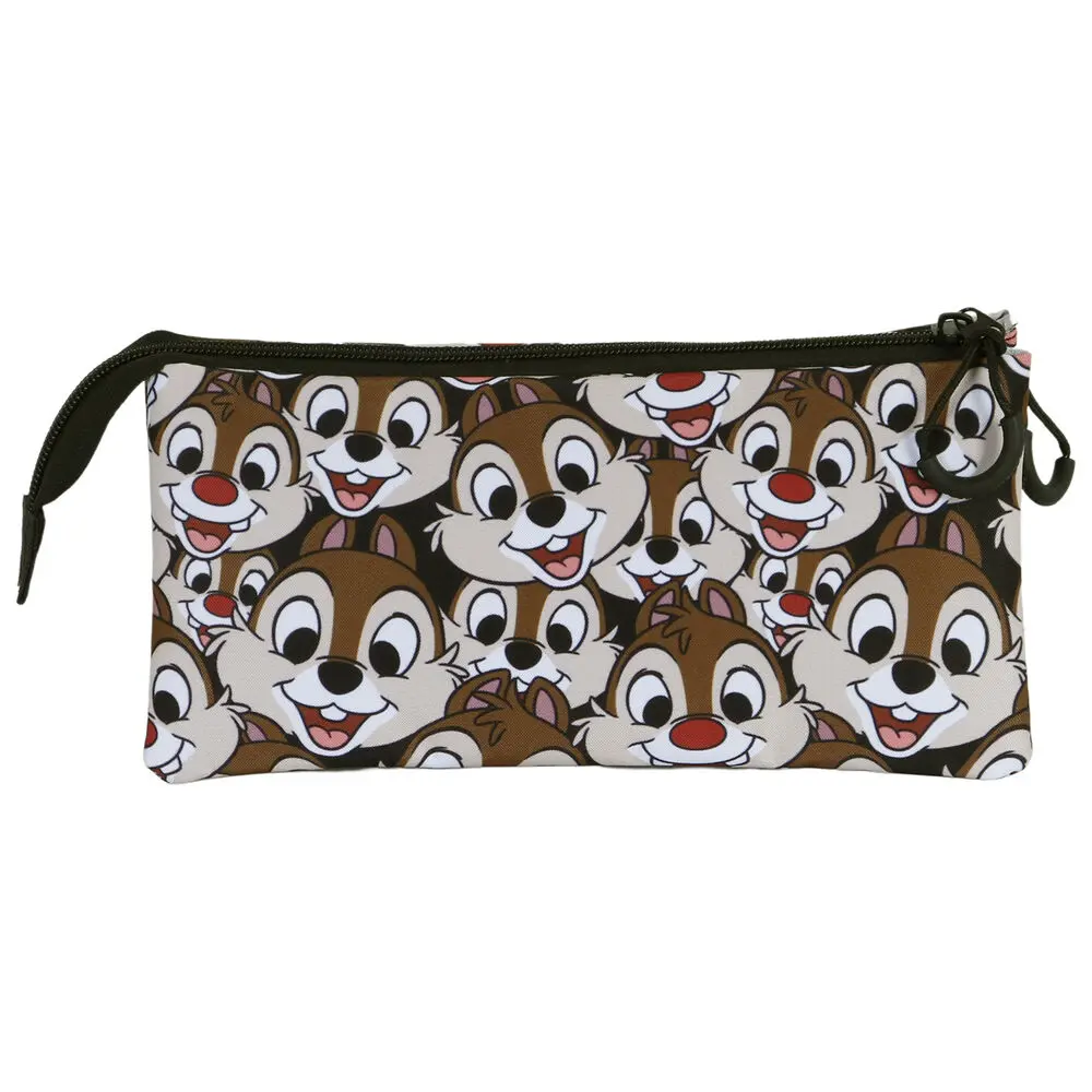 Disney Chip and Dale Chip y Chop Nutt triple pencil case product photo